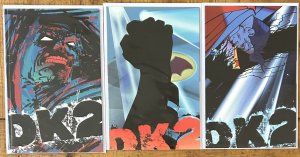 DK2 #1,2,3 Dark Knight Strikes Again Frank Miller DC Comics 2001 Complete Set Nm