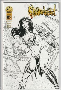 Shahrazad #3 Cover C Big Dog Ink Retailer Incentive Exclusive NM Campbell