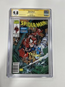 SPIDER-MAN 5 CGC 9.8 WHITE PAGES NEWSSTAND SS TODD MCFARLANE SIGNED MARVEL 1991