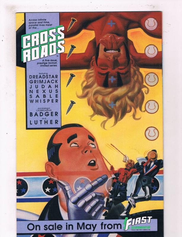 American Flagg #5 VF First Comics Comic Book 1988 DE25