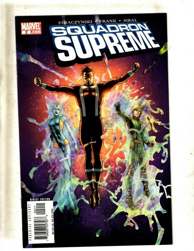 Lot Of 8 Squadron Supreme Marvel Comic Books # 1 2 3 4 5 6 7 1 Straczynski CJ14