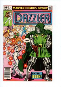 DAZZLER #3  (1981) MARVEL COMICS NEWSTAND