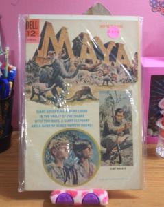 Maya comic #1 (Dec 1966, Dell) movie classics clint walker jay north