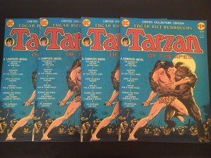 DC LIMITED COLLECTORS' EDITION C-22: TARZAN Four Copies