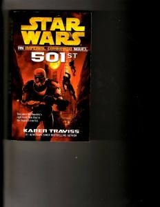 2 Books Star Wars: Republic Commando Hard Contact, Imperial Commando 501st J392