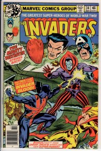 The Invaders #34 Regular Edition (1978) 8.0 VF