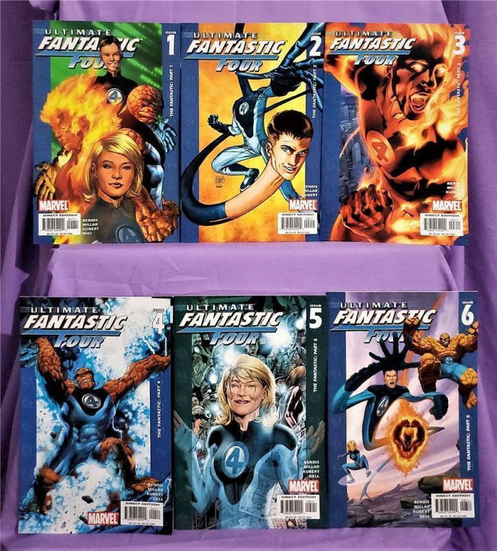 Ultimate FANTASTIC FOUR #1 - 6 Adam Kubert the Fantastic (Marvel 2004)