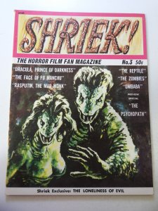 Shriek! The Monster Horror Magazine #3 FN Condition