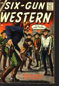 SIX-GUN WESTERN #4 SEVERIN WOODBRIDGE ROMITA ATLAS 1957 VG