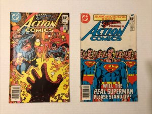 Action Comics #541 And 542 Lot Of 2