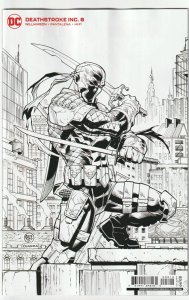 Deathstroke Inc. # 8 Variant 2nd Print Cover NM DC 2022  [E7]