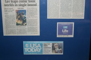 Stan Lee Framed USA Today Newspaper Article from Stan's Office Framed - 4/12/00