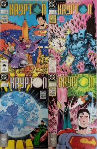 (1987) Superman The World of Krypton 1 2 3 4 Complete Set! #1-4! Byrne! Mignola!