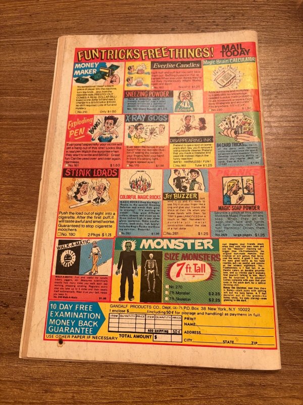 The Twilight Zone # 78 VG Gold Key Whitman Comic Book 12 J408