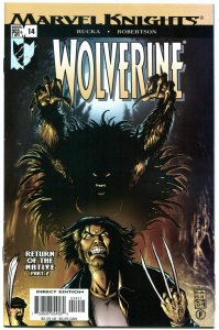 WOLVERINE #14, NM+, X-men, Sabretooth, Rucka, 2003, more in store