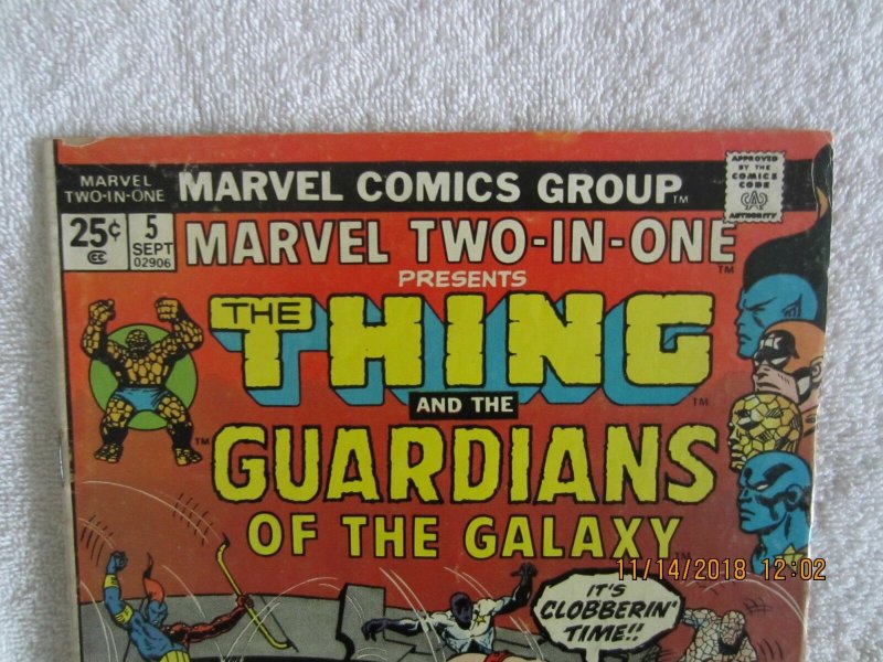 MARVEL TWO-IN-ONE #5 THE THING / GUARDIANS OF THE GALAXY