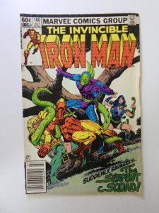 Iron Man #160 Newsstand Edition (1982) FN- condition