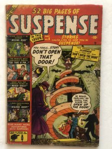 Suspense 8,VG, great ghoul cover, C all my Comics