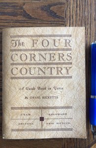 The four corners country a guidebook inverse by rickets, 1962, 62p