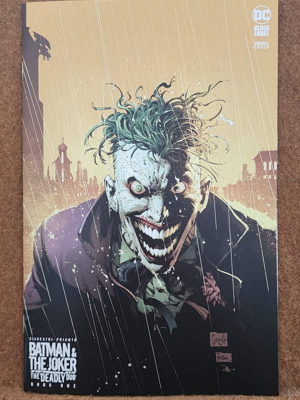 Batman & the Joker: The Deadly Duo #1 Capullo Variant Cover (2023)