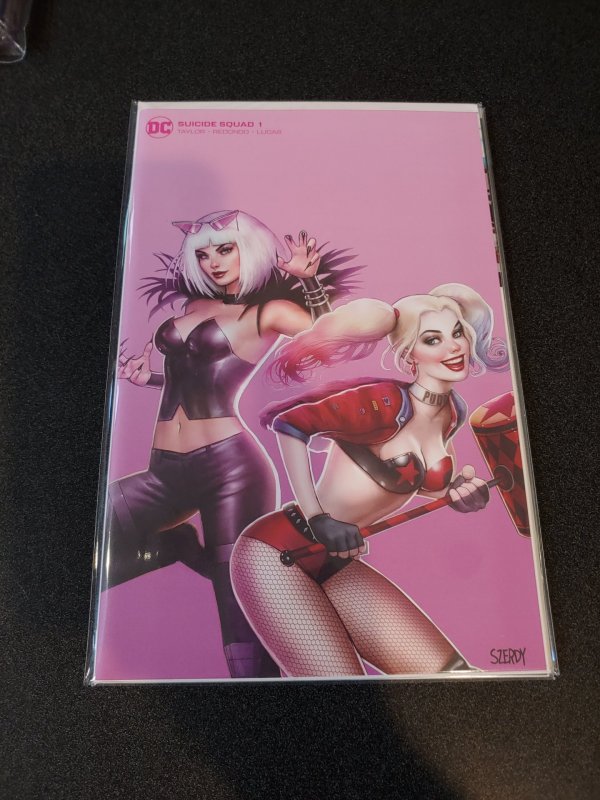 SUICIDE SQUAD #1 NATHAN SZERDY VIRGIN VARIANT COVER