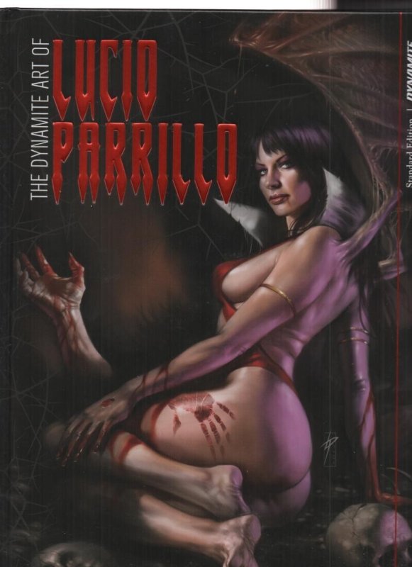 DYNAMITE ART of LUCIO PARRILLO hc, NM, hardcover book, 2020, 1st, Vampirella cvr
