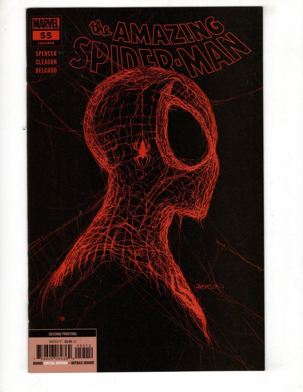 The Amazing Spider-Man #55 (2021) Patrick Gleason Web-Head Cover / ID#169