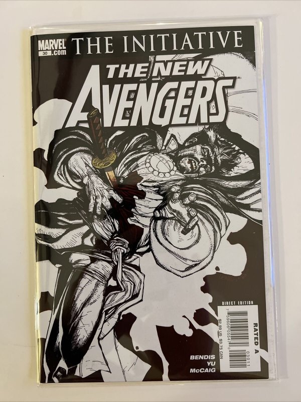 THE NEW AVENGERS # 30 MARVEL COMIC 2007 RONIN JOINS THE AVENGERS BAGGED BOARDED 