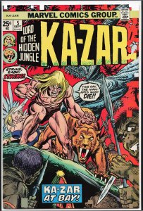 Ka-Zar #5 (1974) Ka-Zar
