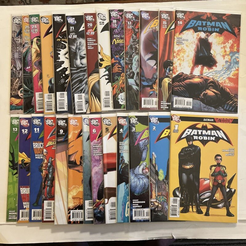 BATMAN AND ROBIN (2009) #1-26 COMPLETE SET LOT FULL RUN GRANT MORRISON 