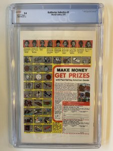 BATTLESTAR GALACTICA #1 CGC 9.4 - Newsstand -  Marvel (1979) KEY TV Adaptation