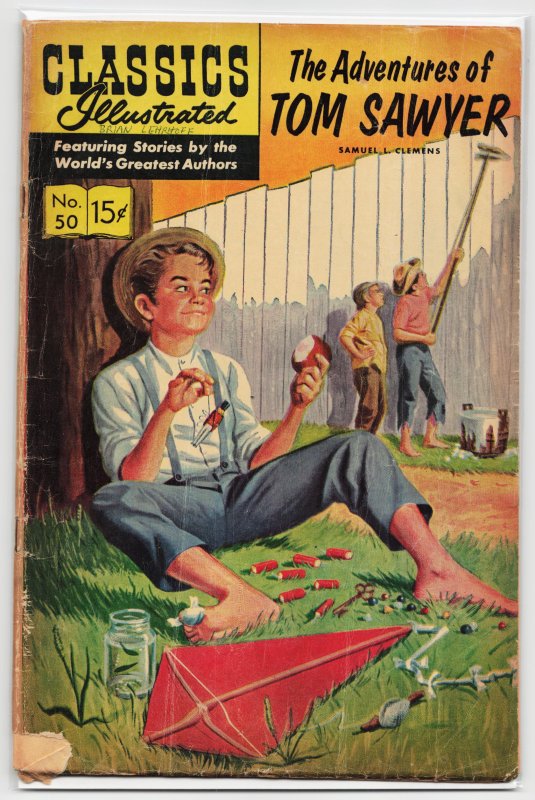 Classics Illustrated #50 Variant Cover (1948)
