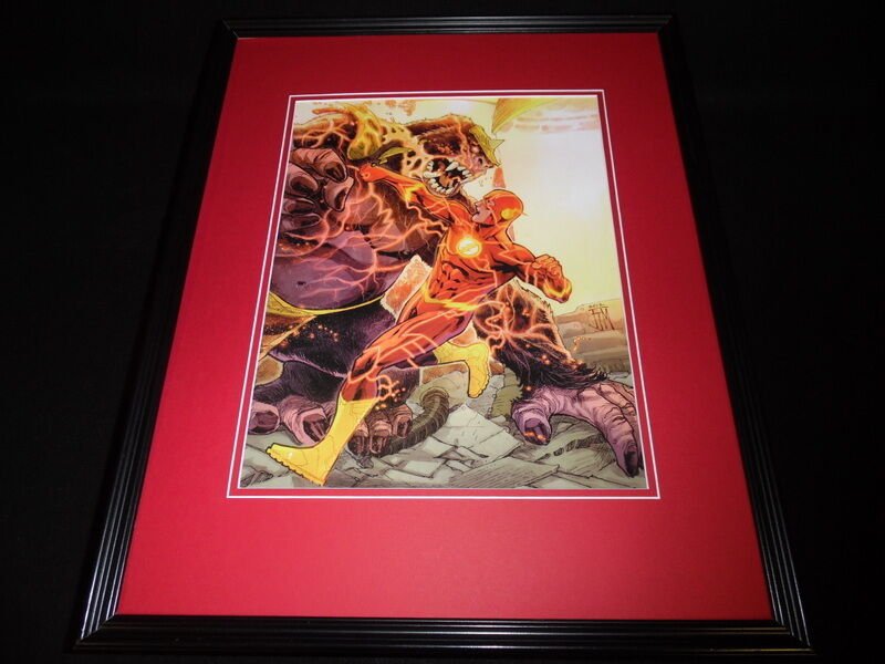 Flash 2015 DC New 52 Framed 11x14 Photo Poster 