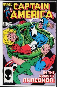 Captain America #310 (1985) Captain America [Key Issue]