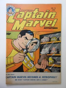 Captain Marvel Adventures #73 (1947) GD+ Condition!