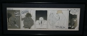 Smile Daily Strip Underground Artwork - 1971 Signed art by Jim Mitchell