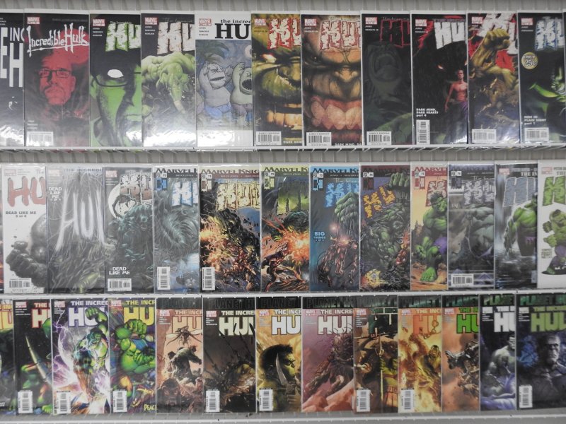 Huge Lot of 130 Comics W/ ALL INCREDIBLE HULK!!! Avg. VF/NM Condition!