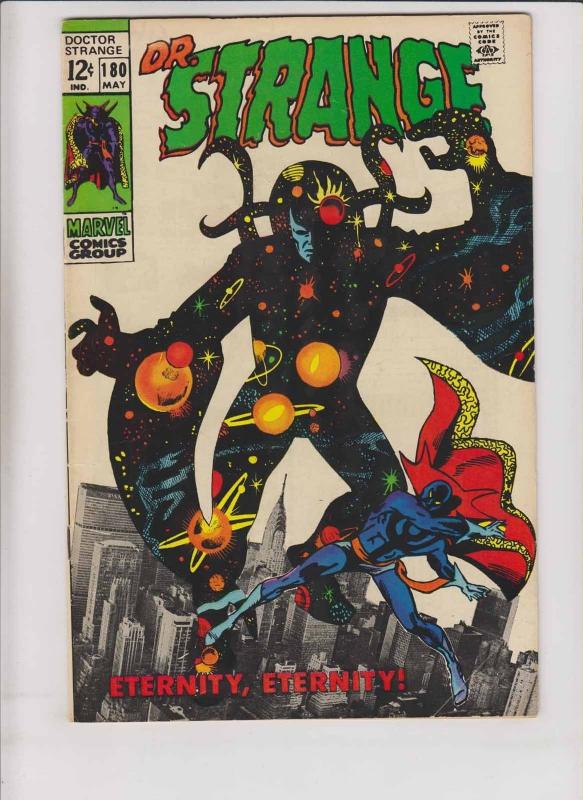 Doctor Strange #180 FN may 1969 - roy thomas - gene colan - eternity - marvel