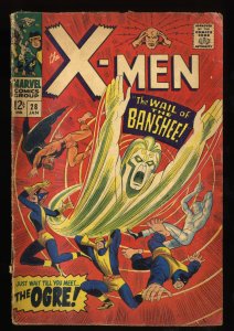 X-Men #28 GD 2.0 1st Banshee!