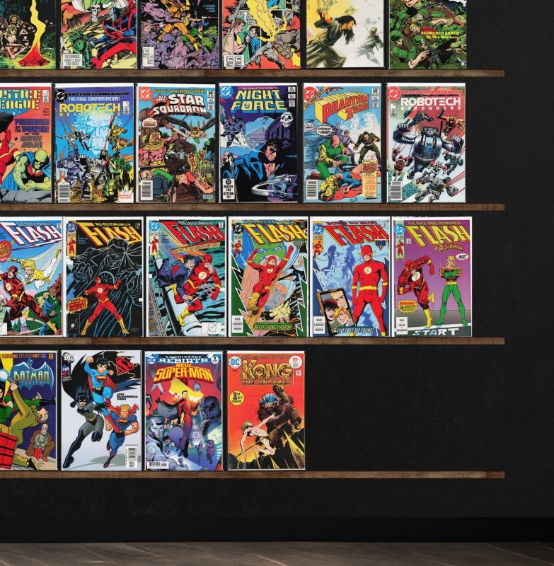 Huge Lot 150+ Comics with The Flash, Vigilante, Iron Man, Thunderbolts & More!