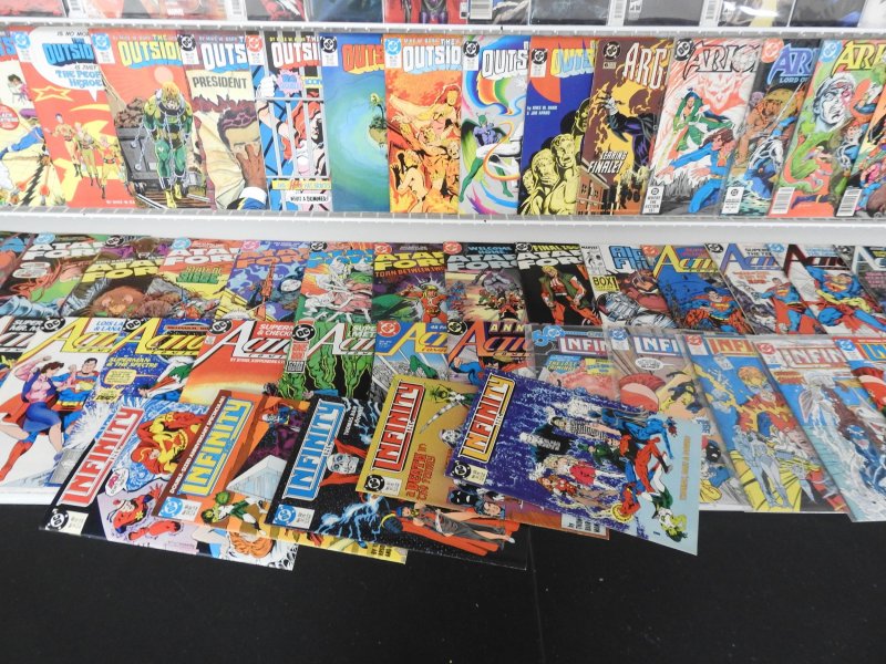 Huge Lot 160 Comics W/ Action Comics, Daredevil, Iron Man, +More! Avg VF- Cond!
