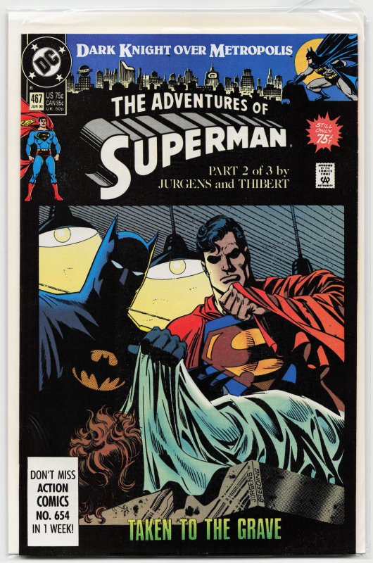 Adventures of Superman #467 (1990) Superman
