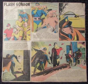1944 June 11 FLASH GORDON Sunday 14x13.5 VG- 3.5