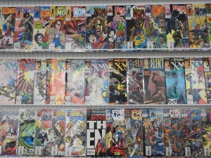 Huge Lot of 190+ Comics W/ X-Men, The Thing, War Machine Avg VF Condition!