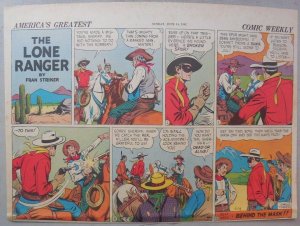 Lone Ranger Sunday Page by Fran Striker and Charles Flanders from 6/14/1942