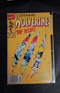 Wolverine #50 (1992) die cut tear cover