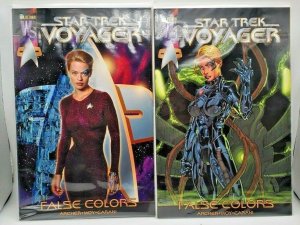 Star Trek: Voyager-False Colors #1 & 1A  NM  COMBO Price  Jim Lee & Variant 2000 