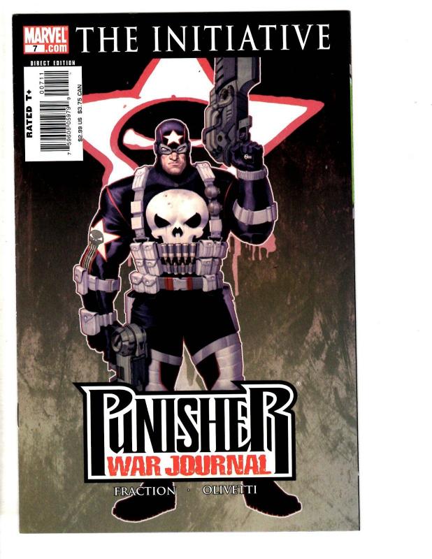 Lot Of 6 Punisher War Journal Marvel Comic Books # 1 (2) 6 7 (2) 9 Civil War MK7