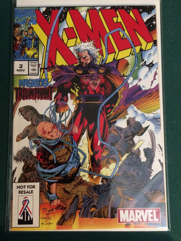 X-Men #2 reprint came with marvel legends Magneto