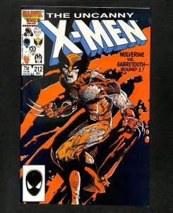 Uncanny X-Men #212 Wolverine Vs. Sabretooth!